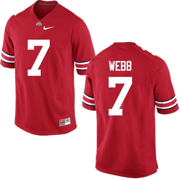Ohio State Buckeyes #7 Damon Webb Men Stitched Jersey Red
